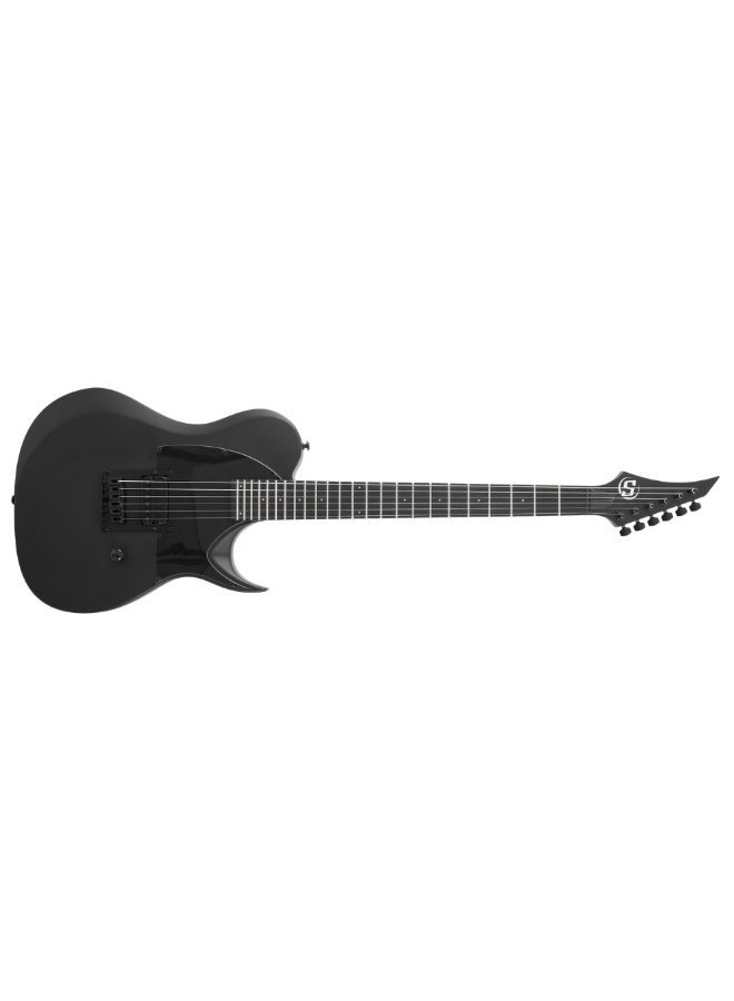 أس باي سولار S by Solar TB4.61C Electric Guitar – Single Pickup – Carbon Black Matte - Image 1